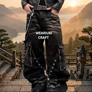 Grunge Cargo Pants - Etsy