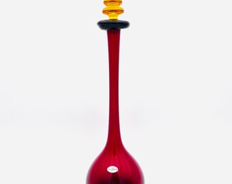 XL Skulpturale Karaffe Silesia Kaspar Design Memphis (45cm) 1970