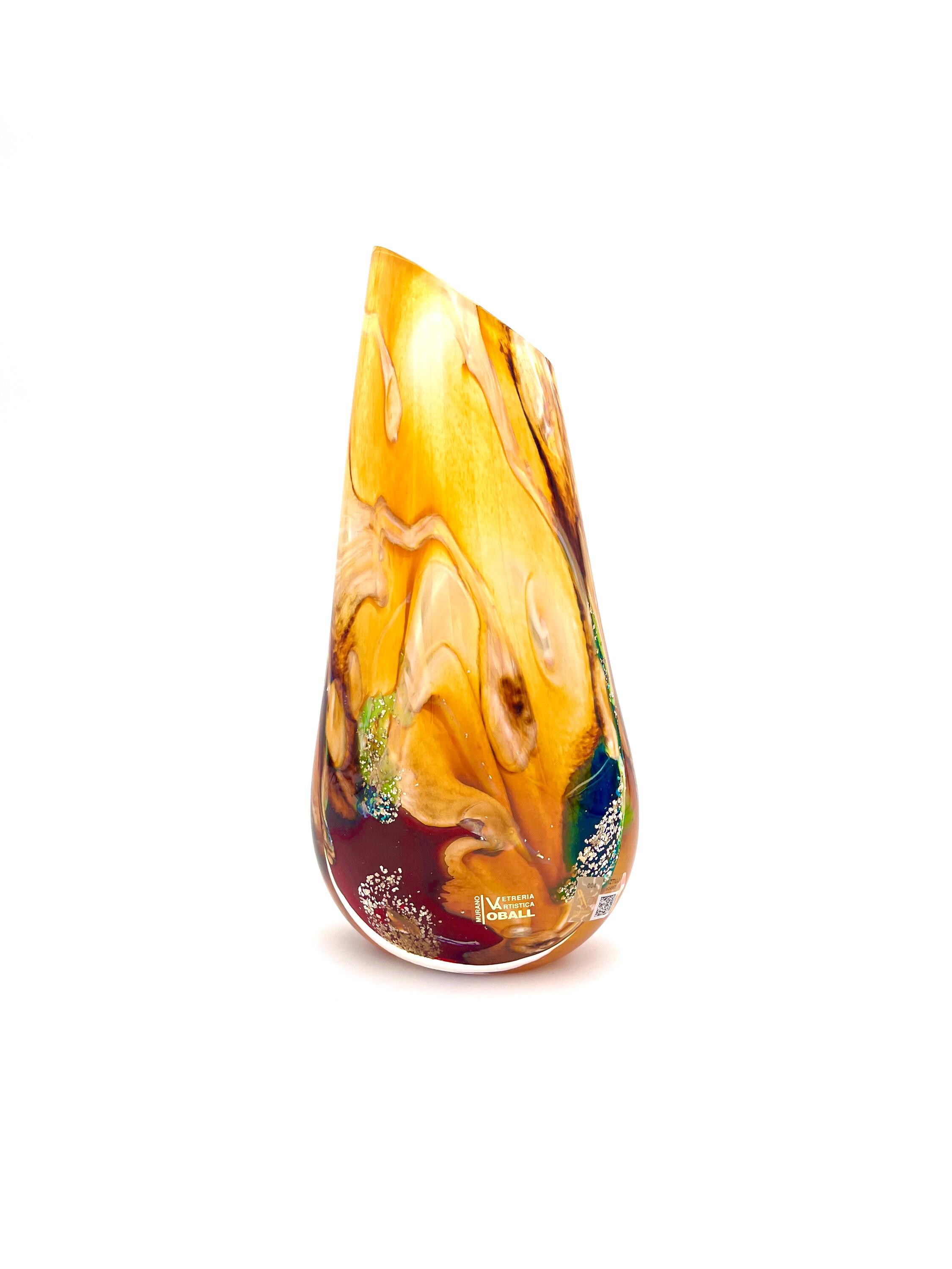 Murano sommerso vase - Etsy 日本