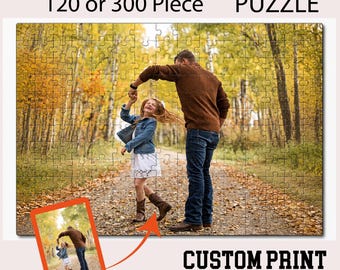 Personalized Family Puzzle, Dance Puzzle, 120 Piece Custom Jigsaw, Personalized Family Gift, Kids Memory Keepsake