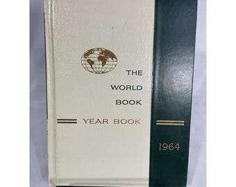 GEBURTSTAG 1970 - The 1964 World Book Year Book Hardcover - Vintage