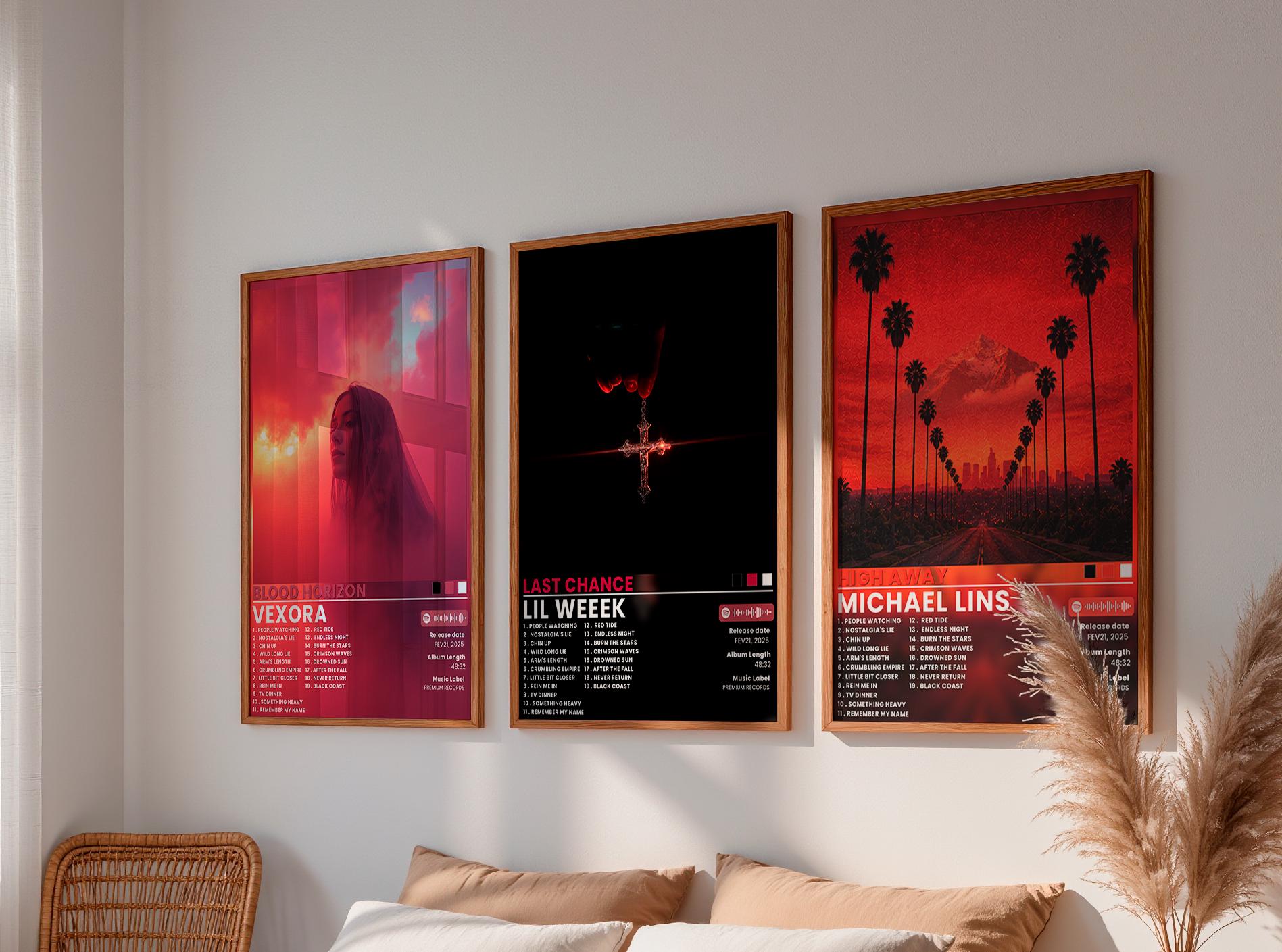 Slbum Qr Code Set of 3 Custom Album Covers | Personalized Music Gift | Choose Your ...