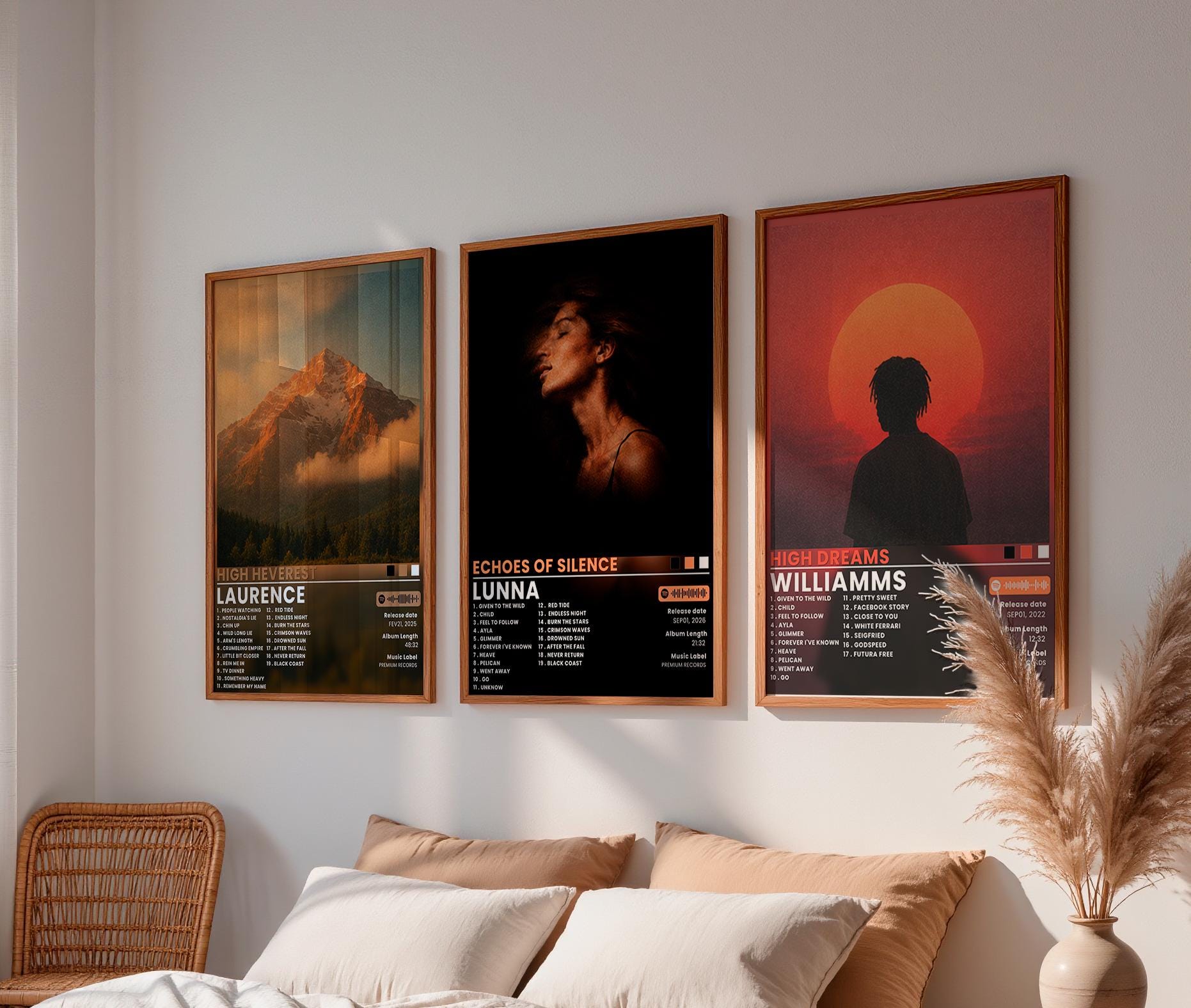 Slbum Qr Code Set of 3 Custom Album Covers | Personalized Music Gift | Choose Your ...