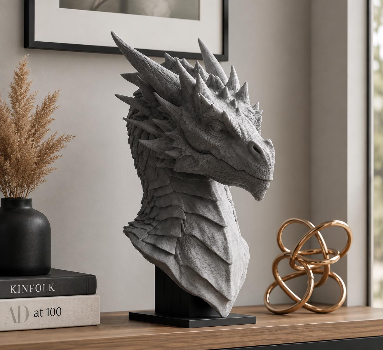 Japanese Dragon Statue - Etsy