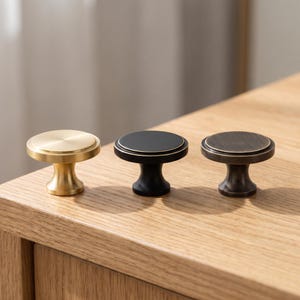 Pomelli rotondi per mobili, maniglie moderne per cassetti, maniglie a fungo per comò, accessori per armadi da cucina, pomello per anta di armadio, aggiornamento mobili