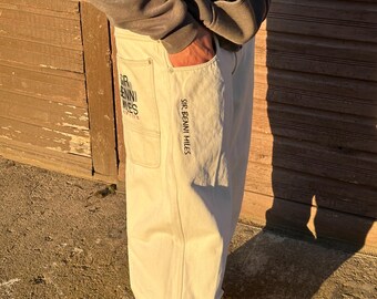 Pantalones de pintor estilo carpintero vintage de Sir Benni Miles de Nueva York.