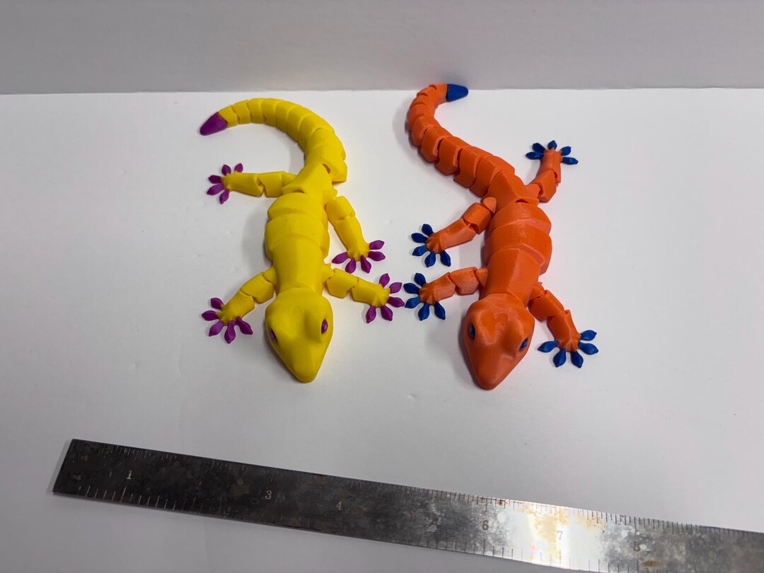 Lizard Fidget Springy Multi-color Fidget Lizards - Etsy