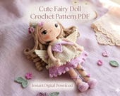 Crochet Fairy Doll Pattern PDF | Gothic Amigurumi Plushie | Cute Doll Pattern | Amigurumi Doll | Amigurumi Pattern | Digital Doll Pattern