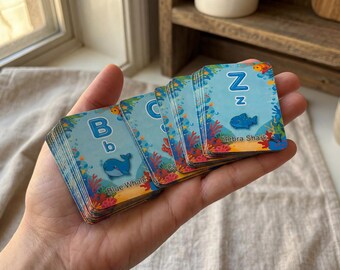Montessori Ocean Alphabet Magnets – Sea Animal ABC Learning Toy for Preschool Kids