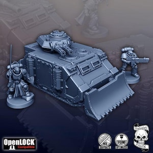 Smoke & Steel Hippo Armoured Personnel Vehicle |  Wargaming Scenery (28mm Scale)