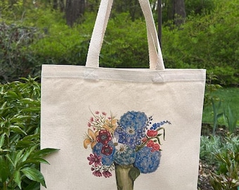 Wellie Bouquet Tote Bag