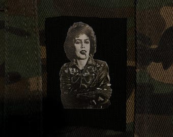 Rocky Horror Picture Show-märke - Punk Battle Vest-märke - Skräcktema - Alternativa kläder - Sy-på Canvas-märke - Tim Curry - Battle Jacket