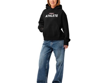 Sudadera con capucha holgada para mujer, ideal para atletas.