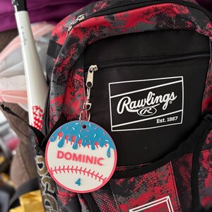 Sports Drip bag tag. sold in a 2 pk w pink blue. Team orders and discounts  available message for details.  See description for sports