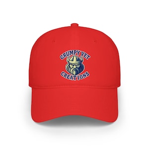 Grumpy Vet No Quit Determination Baseball Cap | Determined Attitude Hat