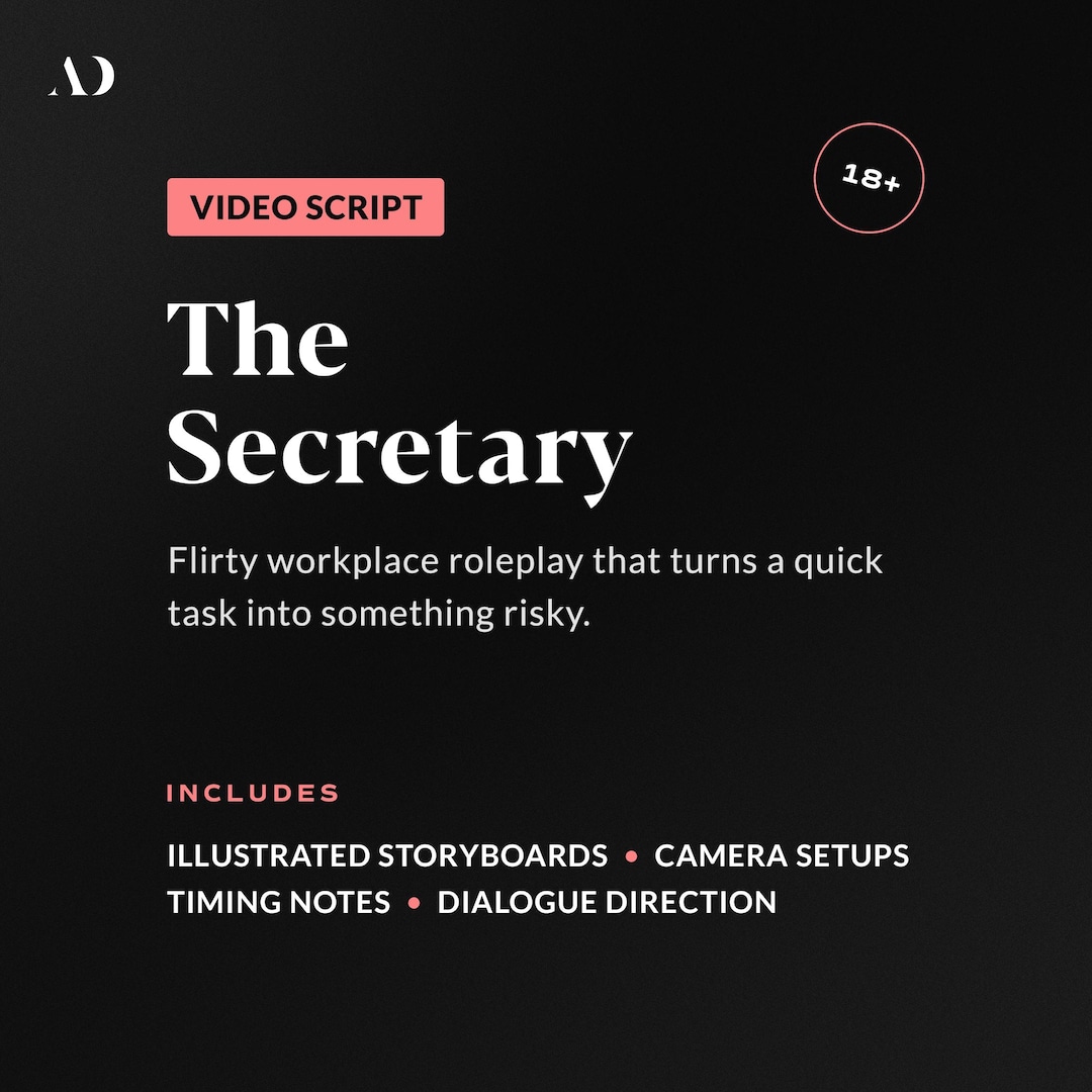 The Secretary Video Script for Adult Content Creators - Etsy