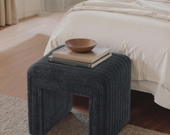 Get Set Style Moony Bouclé Ottoman