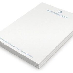 Custom Notepad Design and Printing | 100 pads 60lb uncoated 50 sheets image 1