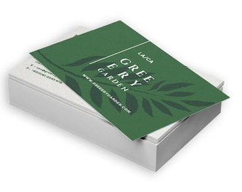 Custom Business Card Design and Printing | 250 13pt recycled enviro cards