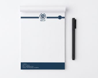 Custom Notepad Design and Printing | 100 pads 60lb uncoated 25 sheets