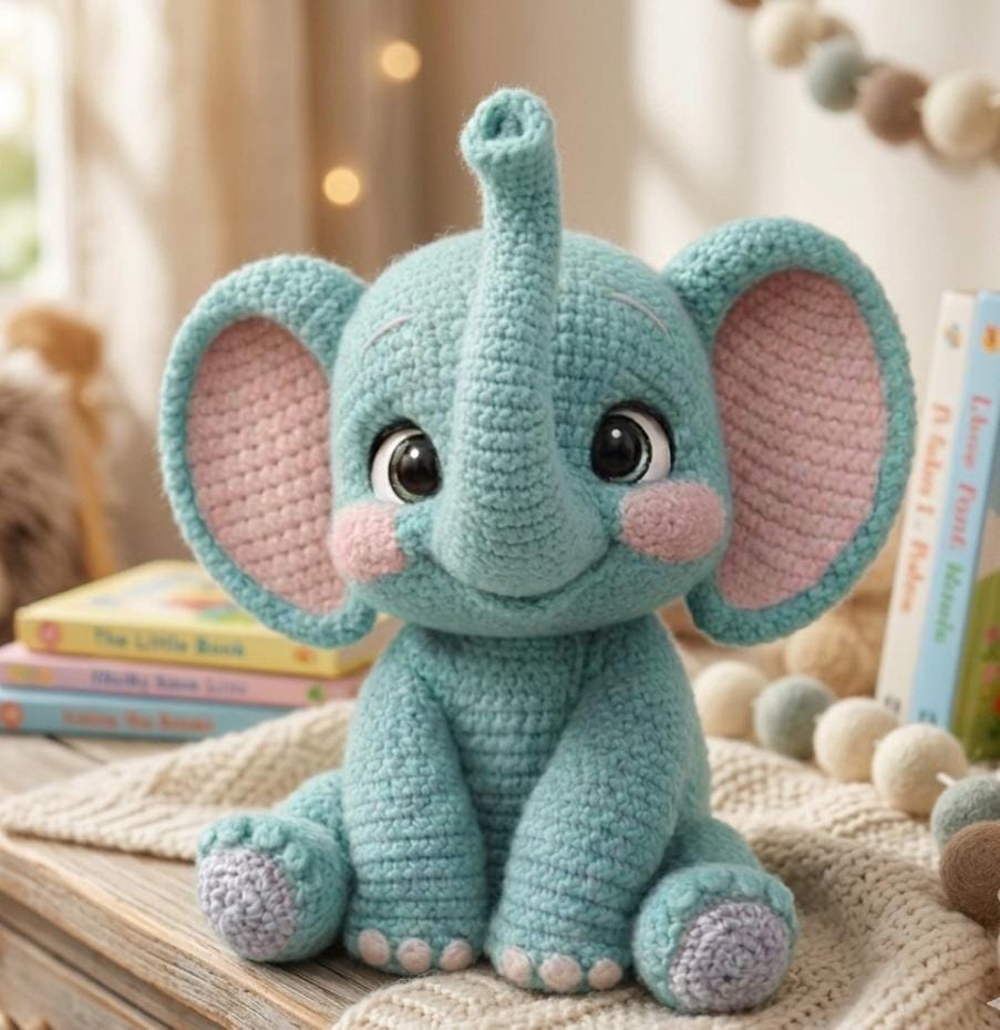 ゾウのあみぐるみ - Etsy 日本