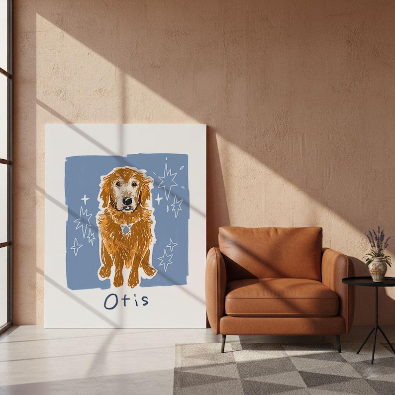 Custom Pet Portrait | Hand-Drawn Dog Cat Mom Keepsake Memorial gift(Digital File) image 17