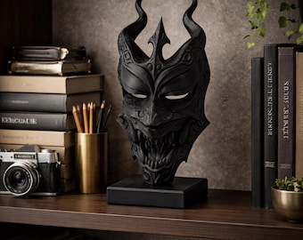 Masque de tisserand miniature avec support de bureau