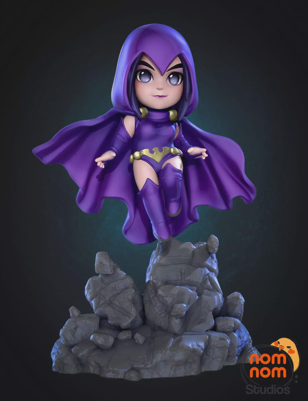 Chibi Raven Alator Figure | Painted & Unpainted | Anime Figurine ...