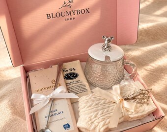 Gift Box for Women, Self Care Gift, Birthday Gift for Her, Tea Gift Box, Cozy Care Package, Comfort Gift, Thinking of You Gift