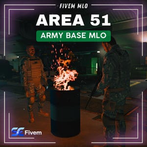 Zone 51, base militaire FiveM MLO | Carte de jeu de rôle d'une base militaire | Intérieur de l'établissement secret