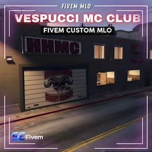 Vespucci MC Club MLO | FiveM Motorcycle Club House | FiveM Biker Gang RP Map