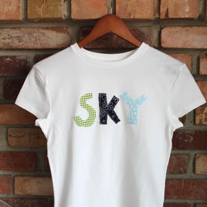 Custom Name Patchwork Tee