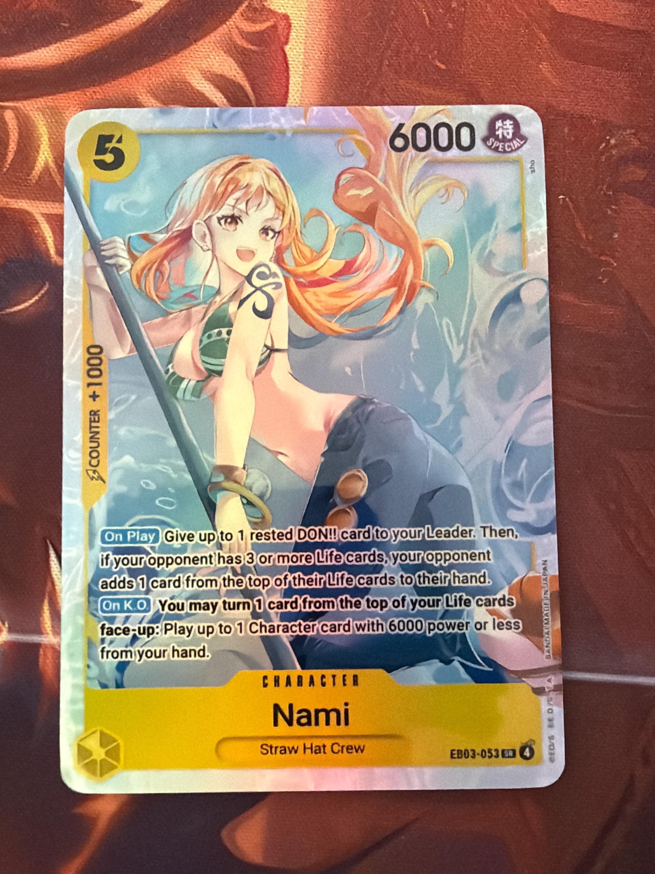 nami card sleeves Supplies: One Piece Card Game Official Sleeves: TCG+ Store Edition Vol.1