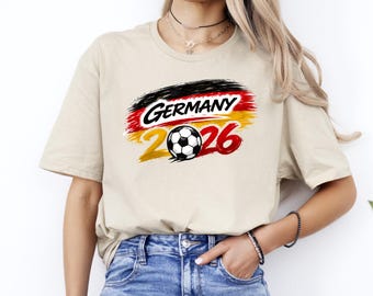 Germany Football T-Shirt, International Soccer 2026 Shirt