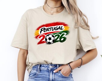Portugal Football T-Shirt, International Soccer 2026 Shirt