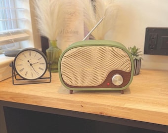 Vintage Cicena Cleo Neon Speakers, 1980s Music-activated Pink