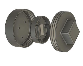 Hide-a-Key / Klempner saubermachen - Digitale Datei für 3D Druck