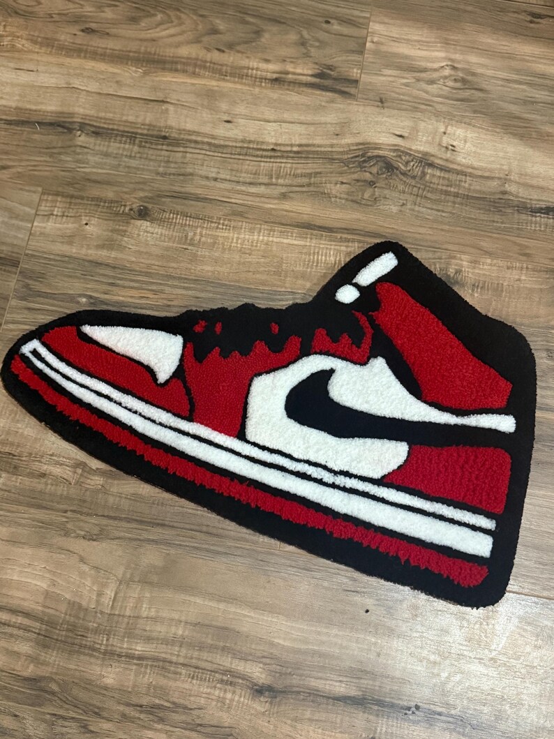 Nike Trainer Rug Commission Requests. DM Me for a Custom Rug Request. - Etsy