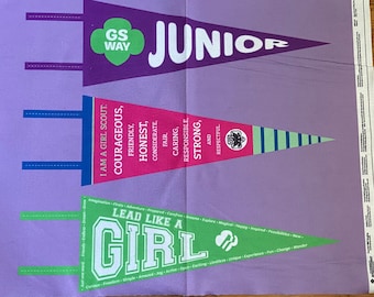 Girl Scout Felt Pennant Fabric DIY