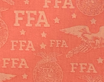 Riley Blake Pink Future Farmers of America FFA Cotton Quilt Fabric - By the Yard