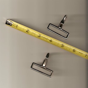 Strap Snaps - 2 Nickel 1-1/2&quot; X 1-3/4&quot;