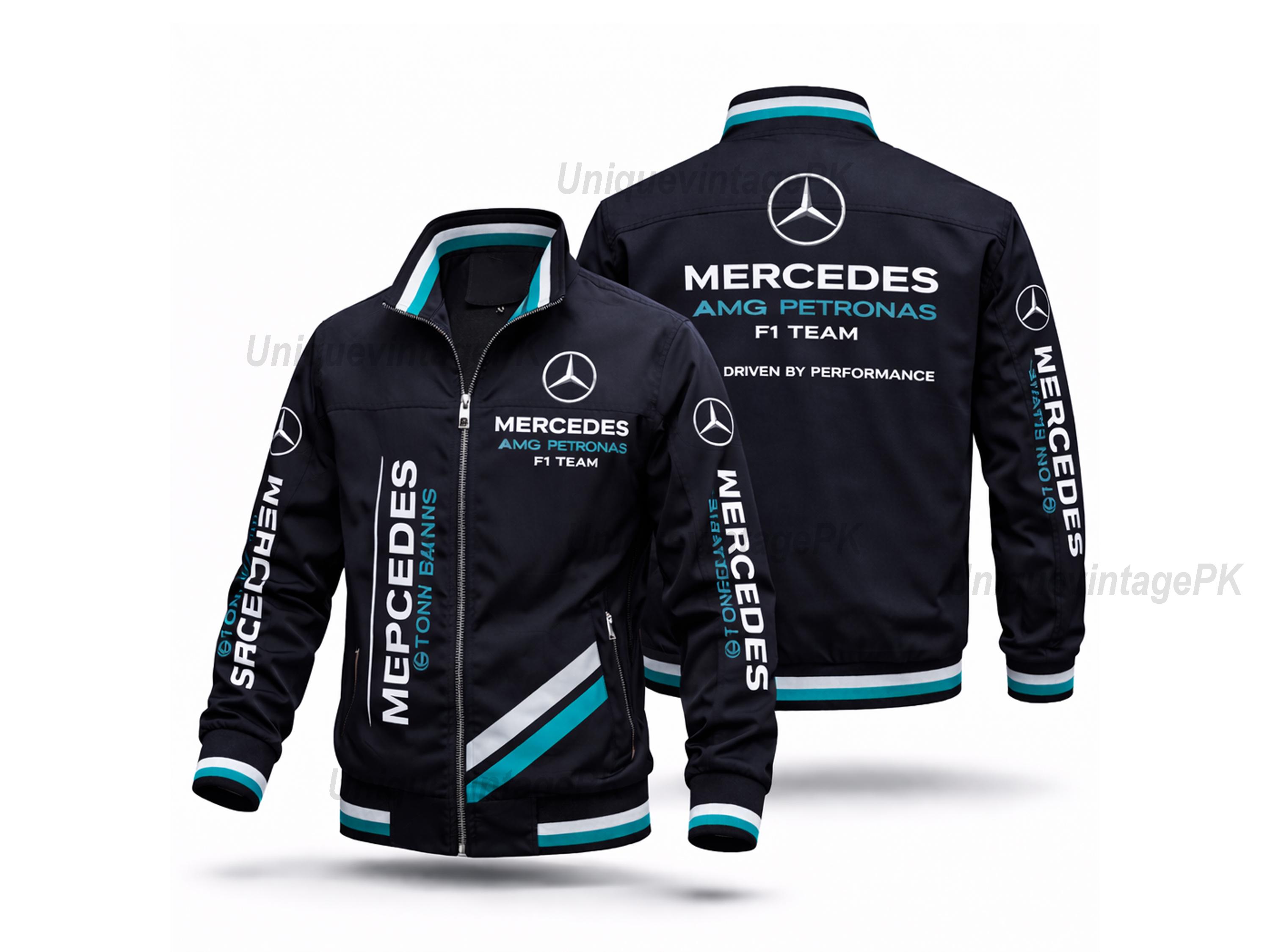 Veste Softshell Mercedes AMG Petronas F1 Team Homme Taille S - Noir - Neuf Avec Étiquettes