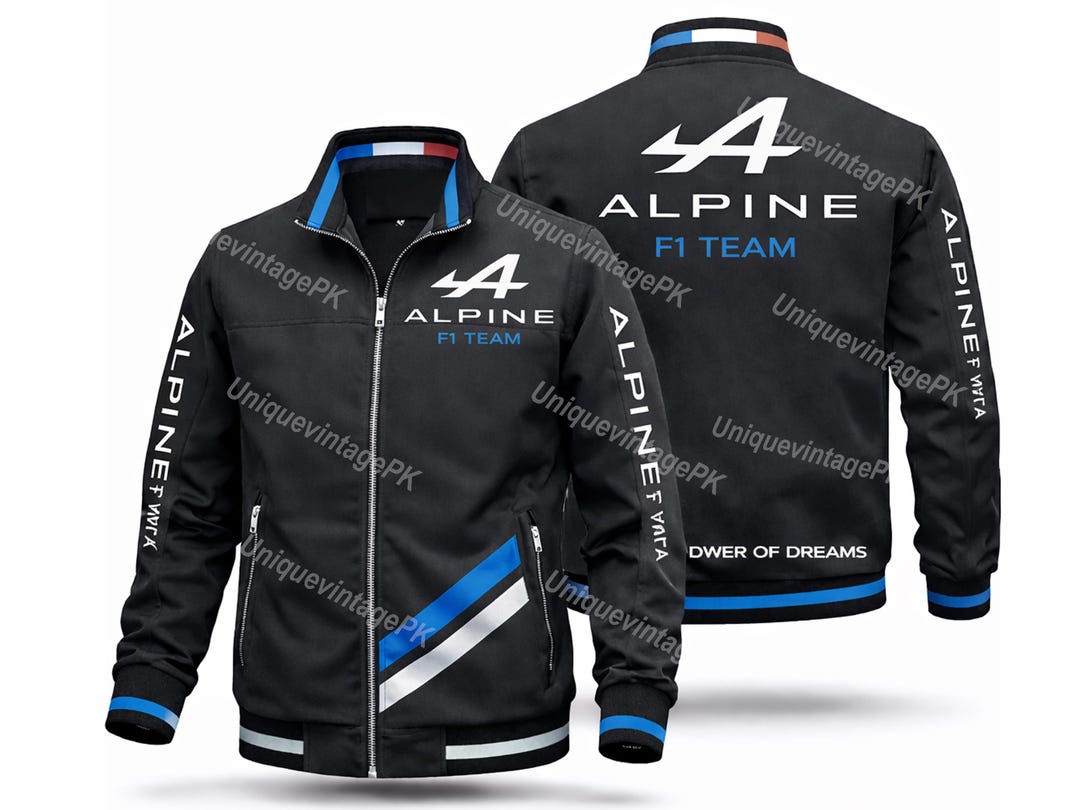 Alpine F1 Racing Jacket – Formula One Motorsport Bomber Jacket - Etsy