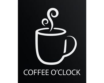 Póster de Sip Happens, póster enrollado / Estética de buenos días, negro