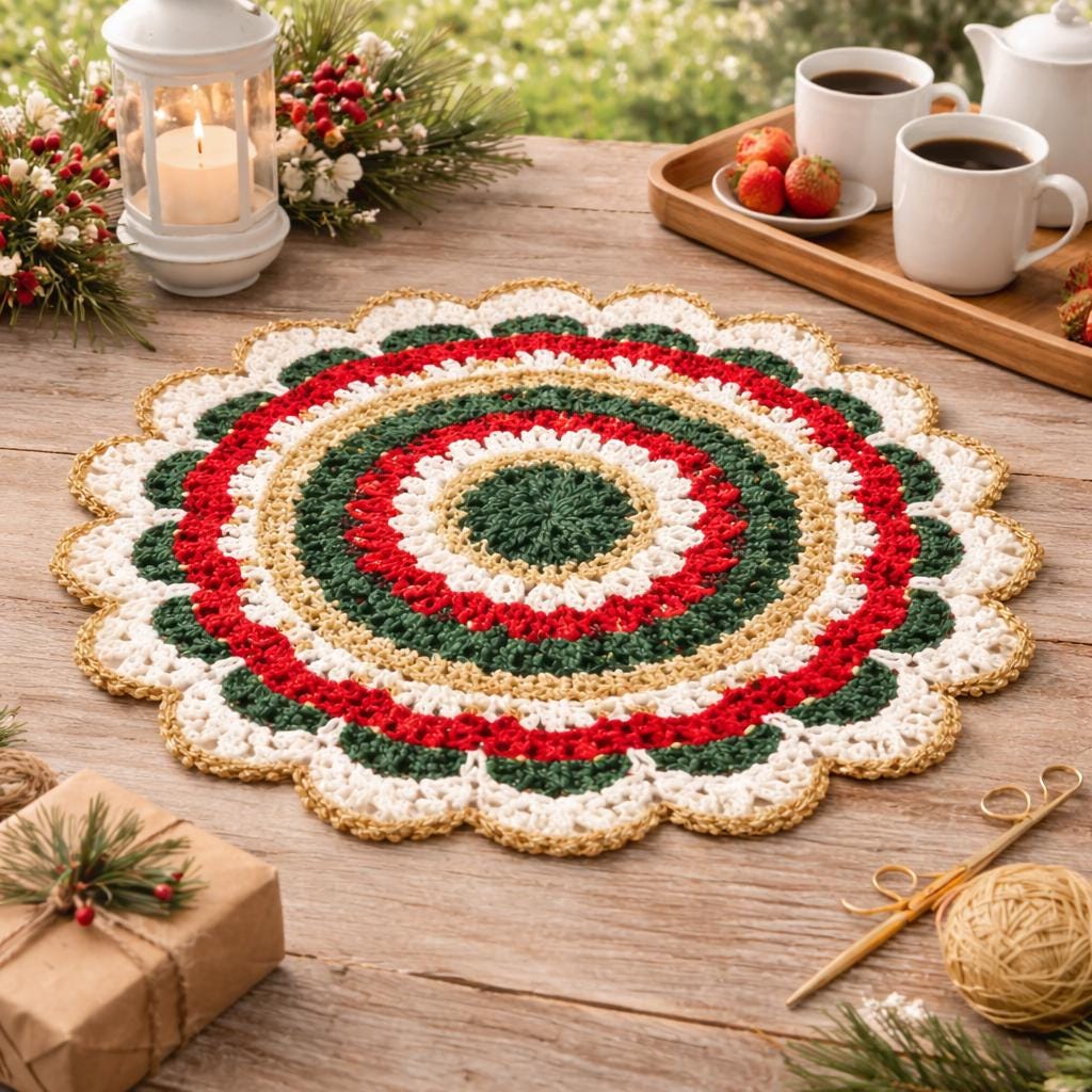 38 Table Runner Crochet Patterns to Refresh Your Home with Handmade Texture 5 Crochet Table Runner