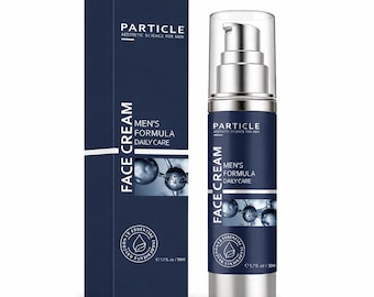Men’s Daily Face Cream by Particle  Hydrating Skincare, Non-Greasy Moisturizer