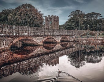Glenarm Bridge Landscape Print - Northern Ireland Photo - Irish Wall Art