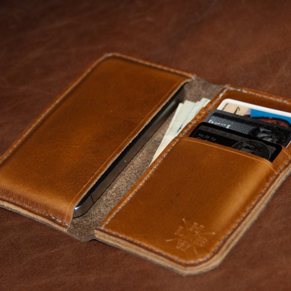 Horween Chromexcel Leather iPhone wallet