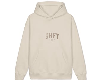 SHFT 1907 Heavyweight Hoodie | Premium Unisex Pullover Sweatshirt | Minimalistisk Streetwear Hoodie | Mysig vardagskläder