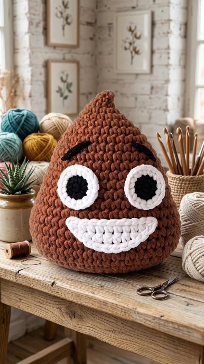 Funny Poop Amigurumi Crochet Pattern (digital PDF), PDF Download - Etsy